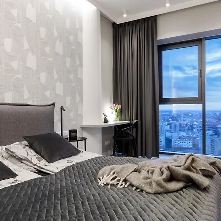 Ms Hanza Tower 20 Floor View 公寓 什切青